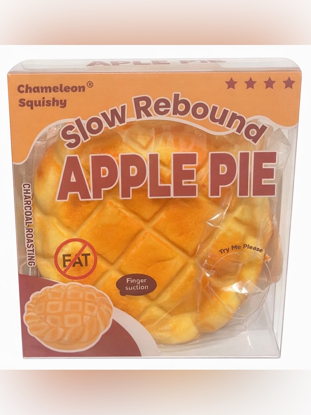 Apple Pie Squishy. Stress Relief Toy.